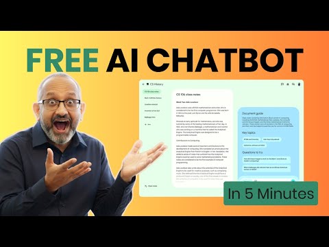 Build a FREE AI Chatbot in 5 Minutes with Google NotebookLM