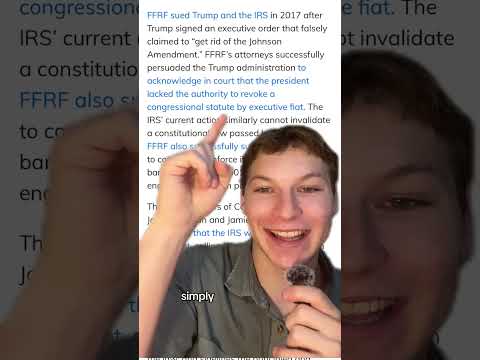 Johnson Amendment under attack by Christian nationalist effort