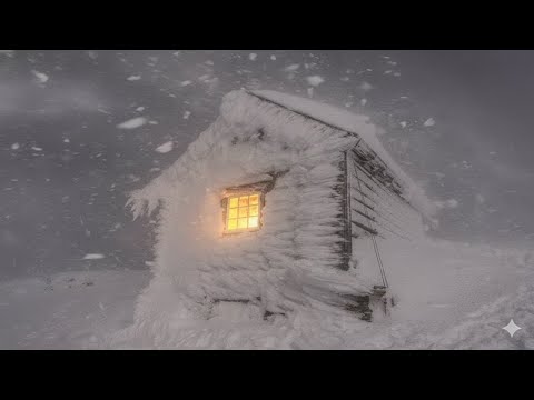 Trapped in a Deadly Snowstorm -52°C Survived in A TREEHOUSE in the middle of A BLIZZARD!