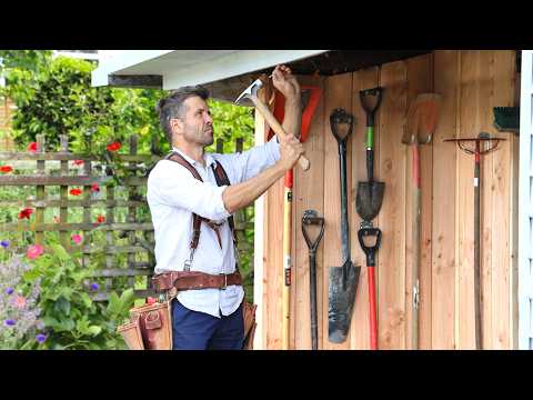 Garden Shed Storage Idea. Easy To Build and Looks Good