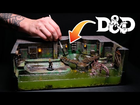 I built the ULTIMATE Dungeon sewer system for D&D!