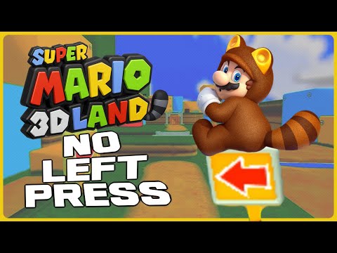 Is it possible to beat Super Mario 3D Land Without Pressing LEFT?