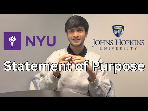 SOP That Got Me Into NYU & Johns Hopkins — 7 Things I Included | MEM / MOT