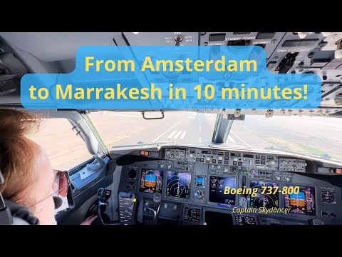 In 10 minutes from Amsterdam to Marrakesh
