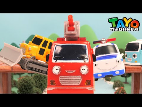There Were Ten In The Road | RESCUE TAYO | Tayo Rescue Team Toy Song | Tayo the Little Bus