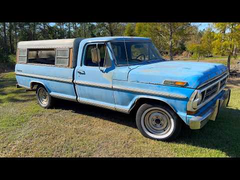 Will It RUN AND DRIVE? Old Abandoned F100 Truck | JunkYARD FIND