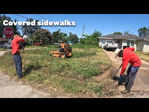 He REFUSED to let us HELP him with his INSANELY OVERGOWN yard