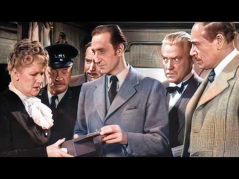 Sherlock Holmes - Terror By Night (Film-Noir, 1936) Basil Rathbone, Nigel Bruce | Colorized