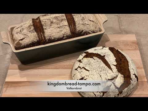 Professional Baker Teaches 100% Rye, Volkornbrot... Only 3 Ingredients!