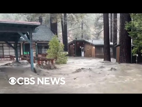 Mudslides threaten California after massive rains