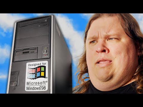 Why Pay $1000 for a 25 year old PC! - NIXSYS Windows 98 PC