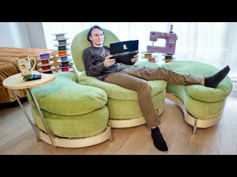 I 3D printed a Couch... bc that's a thing you can just do ig