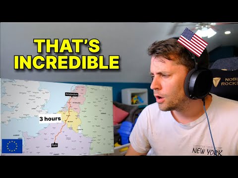 American reacts to The Best European Train Routes