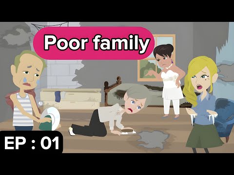 Poor family part 1 | English story | Learn English | Stories in English | Parvi English