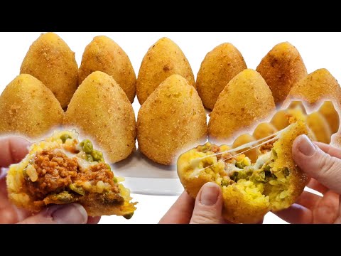 SICILIAN ARANCINI DI RISO: ORIGINAL RECIPE - PERFECT AND DELICIOUS SICILIAN ARANCINI