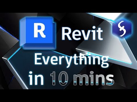 Revit - Tutorials for Beginners in 10 MINUTES !  [ COMPLETE GUIDE ]