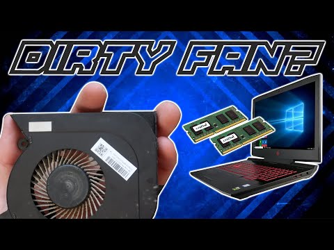 How to Open and Clean HP Omen 17 Fan Disassemble + How to Upgrade Ram + SSD + Battery
