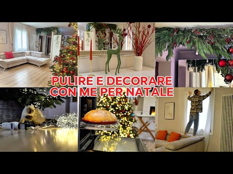 DECORIAMO CASA PER IL NATALE, Pulire e Decorare Con Me | Creare felicità Tendenze VLOG ricetta 2025