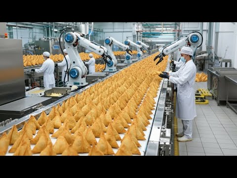 How Millions of Samosas Are Made Every Day | Inside a Modern Samosa Factory