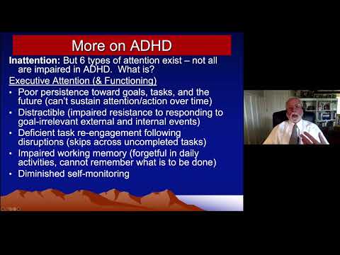 ADHD, EF, and Self Regulation