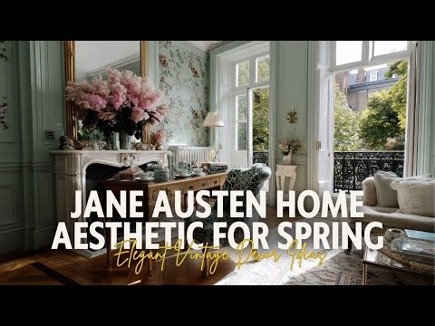Jane Austen Home Aesthetic for Spring Elegant Vintage Decor Ideas