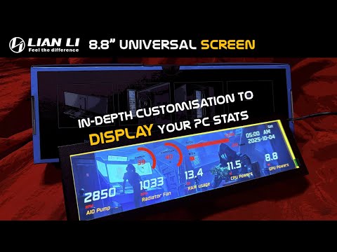 Lian Li 8.8" Universal Screen [In-depth Customisation]