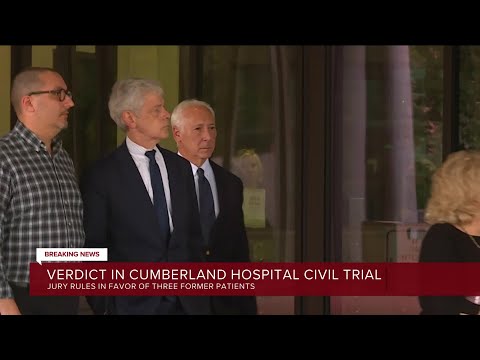 Jury delivers $300 million verdict in trial against Cumberland Hospital, former medical director