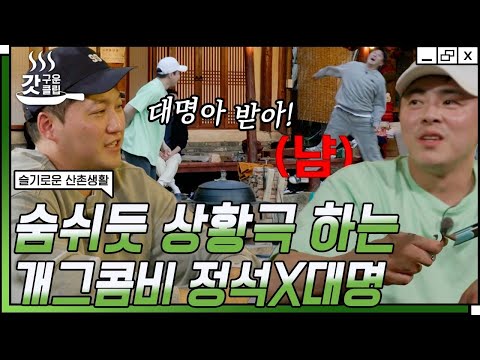 [#SmartMountainVillageLife] Actors Jo Jung-seok X Kim Dae-myung's crazy chemistry shocked 😮 Did t...