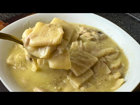 Chicken N' Dumplings My Great Granny Style 🌹Old School Chicken And Dumplings | Roll Out Dumplings