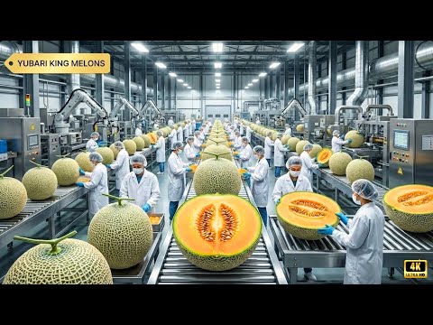 Inside a Yubari King Melon Factory: From Japan’s Luxury Melons to Premium Export (Full Process)
