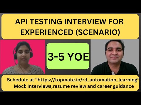 API Testing Interview Questions and Answers| 3+ YOE