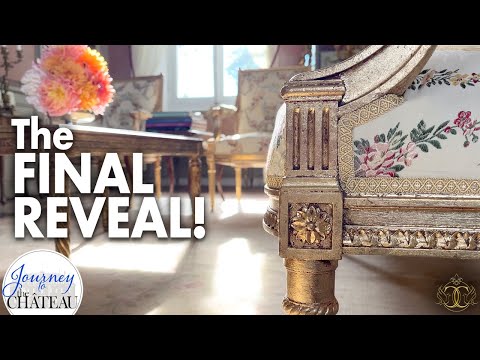 The FINAL REVEAL! Chateau DIY Upholstery for a French Antique Furniture Suite