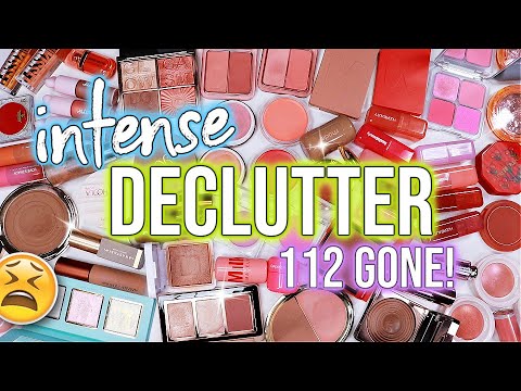 HUGE Bronzer, Blush & Face Palette Declutter 2025 | SO MUCH GONE!