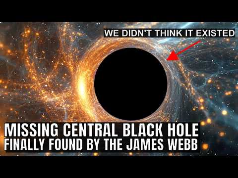 Missing Central Black Hole in a Famous Galaxy Finally Found by JWST