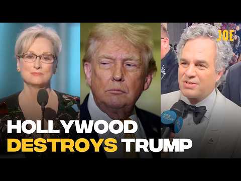 Hollywood actors absolutely destroy Donald Trump at the Golden Globes