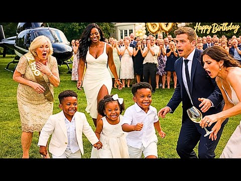 His Mother Said "My Son Never Marry A Black Woman", 6 Years Later, She Met Her Only Grandchildren