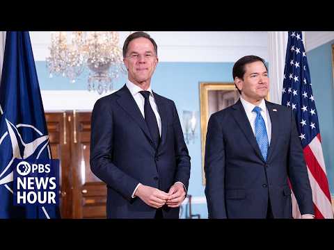 News Wrap: NATO chief meets with Trump in bid to ease tensions