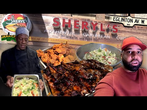 Real authentic Jamaican food at Eglinton West, curry goat, jerk chicken, oxtail, and Manish water🇨🇦