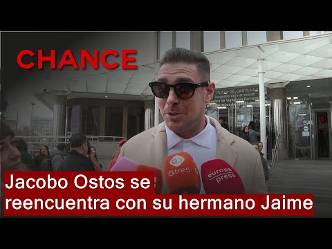 Jacobo Ostos se reencuentra con su hermano Jaime tras su denuncia por agresión