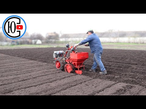 Сажаем картофель БЫСТРО и КАЧЕСТВЕННО! Там где трактор не зайдет - МОТОБЛОК на помощь!