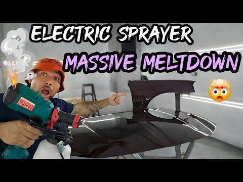 The only way to get 100% FLAWLESS CLEAR COAT from an electric spray gun is to FLOW COAT that sucker!