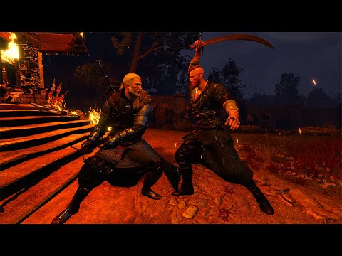 The Witcher 3 Next-Gen Update - Geralt vs Olgierd on the Ultimate Difficulty with Cutscenes