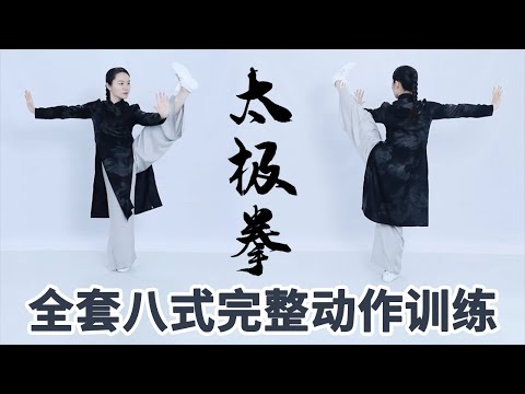 《八式太极拳》第13节 八式太极拳完整动作训练【学国学网】
