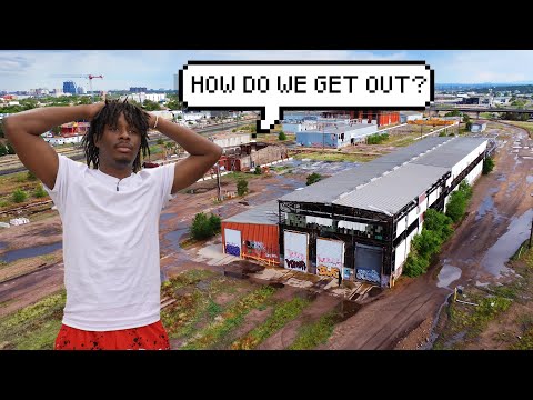 24 Hours in A Haunted Train Station!