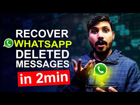 How to Recover WhatsApp Deleted Messages iPhone | Get Back Deleted WhatsApp Messages Hindi Urdu 2021