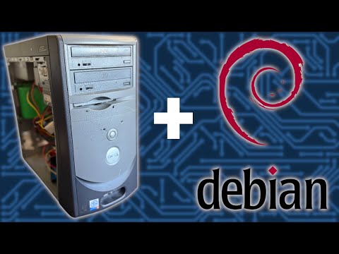 How Useful Is Modern Linux on Old Hardware? Debian 12 on a 20 year old Pentium 4 Dell Dimension 4600