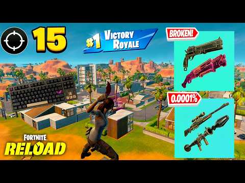 15 Elimination "RANKED RELOAD” Gameplay Win (Fortnite Chapter 7 Season 2 Laptop KBM)