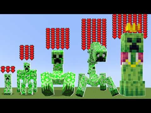 which All Creeper Mutant mobs is immortal ?