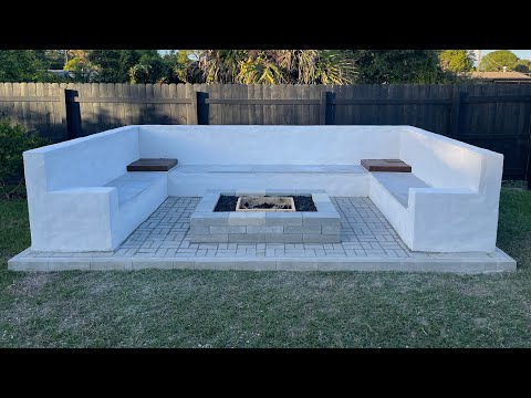 HOW TO BUILD A BACKYARD SEATING AREA WITH FIRE PIT | OUR BIGGEST DIY PROJECT YET