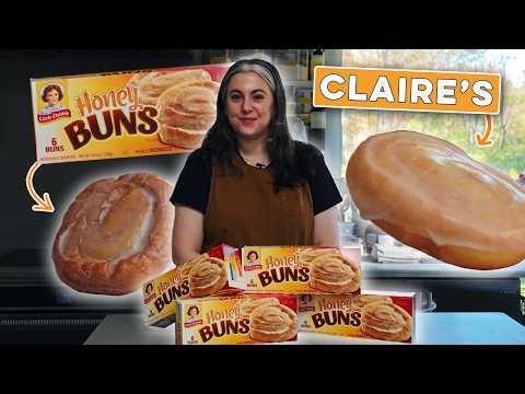 I Tried Making Homemade Little Debbie Honey Buns | Claire Recreates